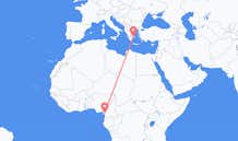 Flyreiser fra Douala, til Athen