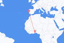 Flyreiser fra Lomé, til Lisboa