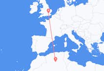 Flyreiser fra Ghardaïa, til London