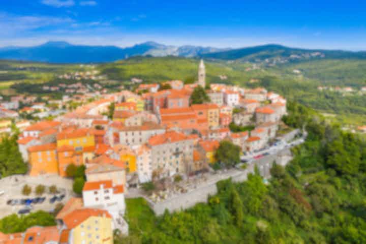 Pensionen in Labin, Kroatien