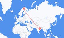 인도 비사카파트남에서 출발해 핀란드 로바니에미로(으)로 가는 항공편