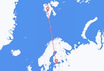 Vols de Tallinn vers Svalbard