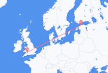 Flyreiser fra Cardiff, til Tallinn