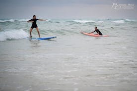 Aulas particulares de surf para iniciantes no País Basco