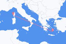 Flyreiser fra Ajaccio, til Santorini
