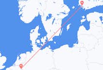 Voos de Maastricht, Holanda para Turku, Finlândia
