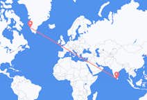 Flyrejser fra Colombo til Nuuk
