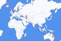 Flyreiser fra Moree, Australia til Akureyri, Island