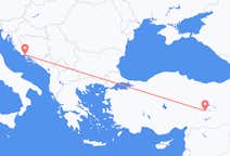 Vols de Malatya à Split