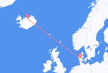 Voos de Billund, Dinamarca para Akureyri, Islândia