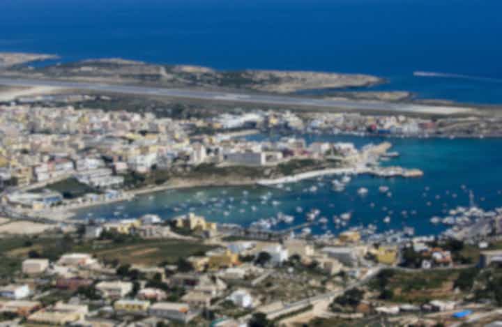 Pensões em Lampedusa, Itália