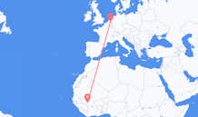 Flyrejser fra Bamako til Eindhoven