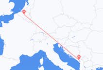 Flyg från Bryssel till Podgorica