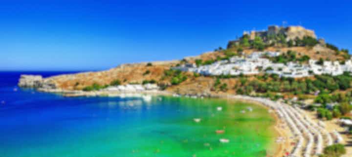 希腊位于林多斯的酒店和住处