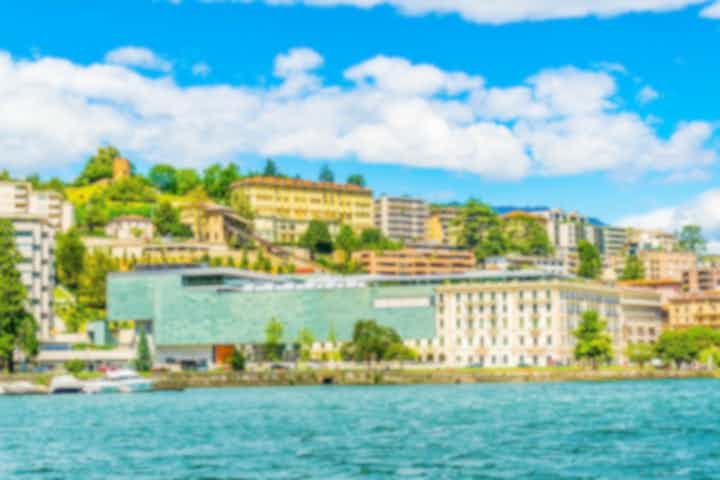 Vandringsturer i Lugano, Schweiz