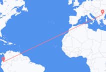 Flyreiser fra Quito, til București