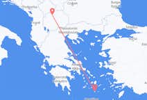 Flug frá Skopje til Santorini