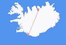 Flyg från Vestmannaeyjar till Akureyri