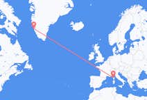 Flyrejser fra Calvi til Nuuk