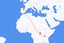 Flights from Kisangani to Madrid