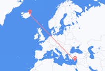 Flyrejser fra Larnaca, Cypern til Egilsstaðir, Island