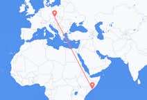Flyrejser fra Mogadishu til Brno