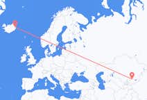 Flyg från Bisjkek, Kirgizistan till Egilsstaðir, Island