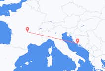 Flyreiser fra Clermont-Ferrand, til Split