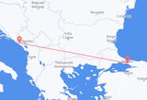 Flyreiser fra Tivat, til Istanbul