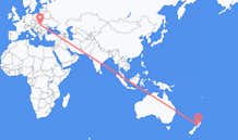 Flyrejser fra Palmerston North, New Zealand til Debrecen, Ungarn