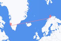 Flyg från Sørkjosen till Nuuk