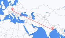 Flyrejser fra Bhubaneswar, Indien til Linz, Østrig