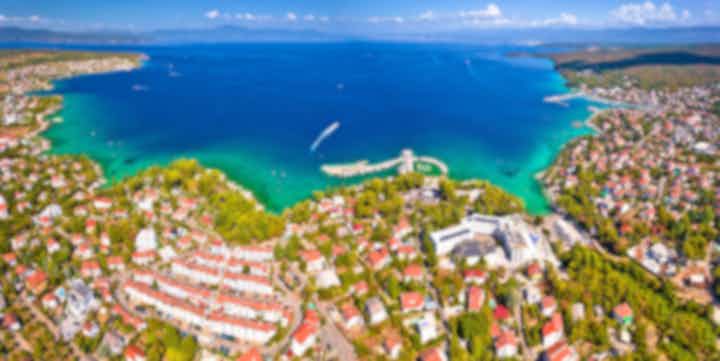Najlepsze wakacje na plaży w Malinskiej, Chorwacja