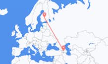 Vluchten van Gəncə, Azerbeidzjan naar Jyvaskyla, Finland