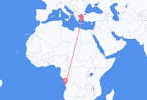 Flyrejser fra Luanda til Santorini