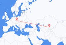 Flyg från Sjymkent till Prag