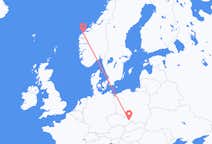 Flyg från Ålesund till Ostrava