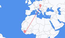 Flyrejser fra Monrovia, Liberia til Heviz, Ungarn