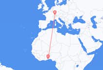 Flights from Lomé to Zurich