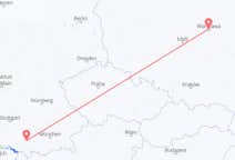 Flyrejser fra Memmingen til Warszawa