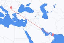 Flyreiser fra Muscat, til byen Niš