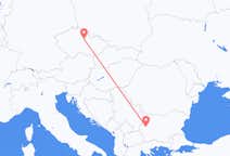 Vluchten van Sofia, Bulgarije naar Pardubice, Tsjechië