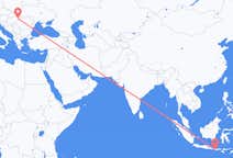 Flights from Praya, Lombok to Debrecen