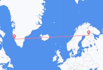 เที่ยวบินจาก Kuusamo ไปยัง นุก