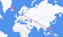Flyreiser fra Legazpi, Filippinene til Akureyri, Island