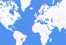 Flyreiser fra Londrina, Brasil til Kolari, Finland