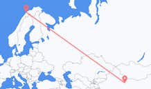 Lennot Dunhuangista, Kiina Tromssaan, Norja
