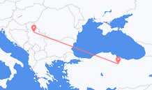 Flyrejser fra Tokat til Beograd