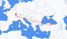 Flyrejser fra Tokat til Genève