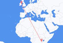 Flyreiser fra Bujumbura, til Dublin